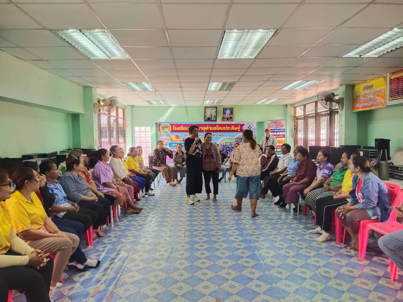 กิจกรรมปฐมนิเทศนักเรียนโรงเรียนผู้สูงอายุตำบลโดมประดิษฐ์ ประจำปีการศึกษา 2569