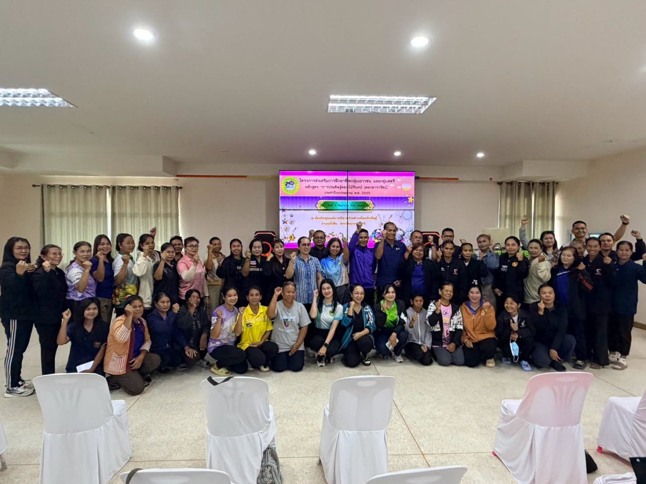 โครงการส่งเสริมการฝึกอาชีพกลุ่มเยาวชนและกลุ่มสตรีในพื้นที่ตำบลโดมประดิษฐ์ หลักสูตร การประดิษฐ์ดอกไม้จันทน์ ประจำปีงบประมาณ พ.ศ.2569