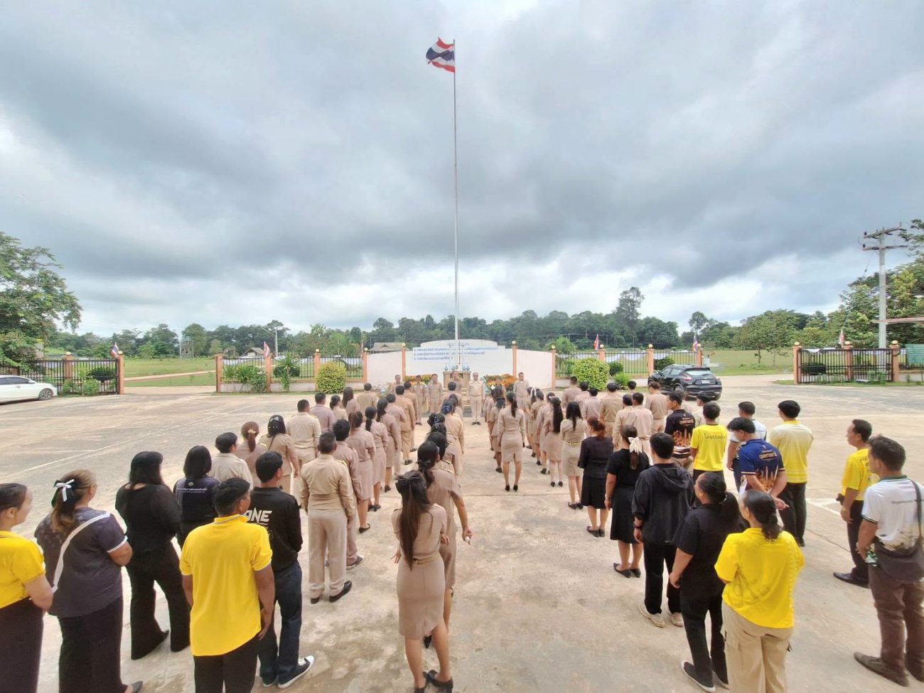 กิจกรรมเคารพธงชาติ สวดมนต์ไหว้พระและกล่าวคำปฏิญาณตนประจำเดือนตุลาคม 2569